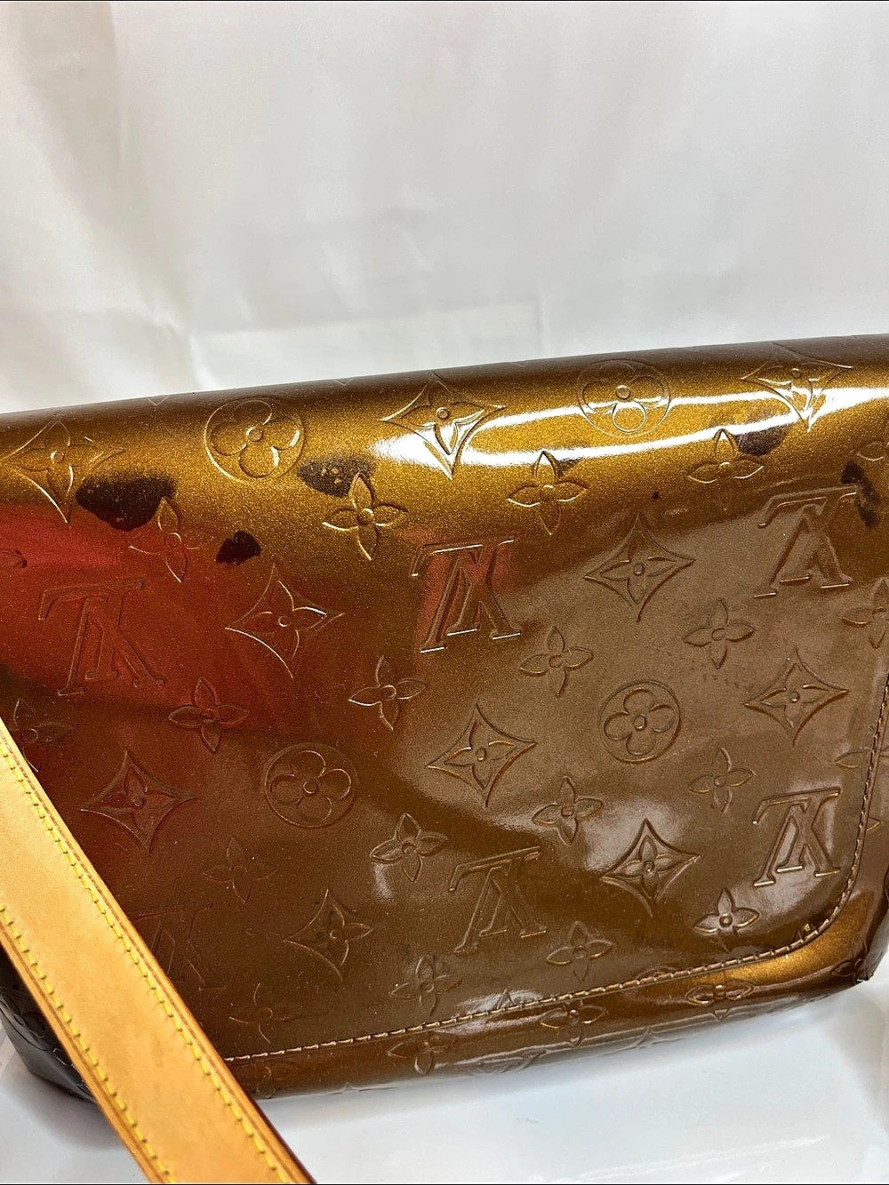 Louis Vuitton Monogram Vernis Thompson Street Bag Bronze - Picture 4 of 14